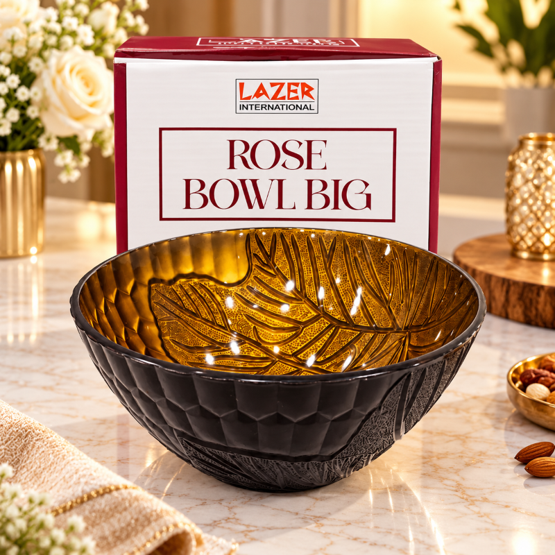 Anupam Lazer Rose Bowl Big premium decorative serving bowl