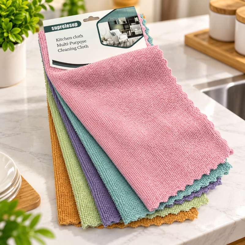 Anupam microfiber multi-purpose cleaning cloth pack of 5