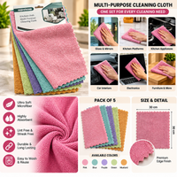 Anupam microfiber cleaning cloth pack of 5 features and uses