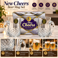 Anupam New Cheers beer mug set of 2 premium lifestyle image