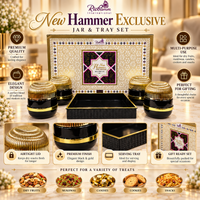 Anupam New Hammer Exclusive jar and tray set features image