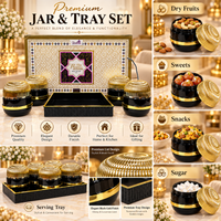 Anupam premium black gold storage jar set multi-use feature image