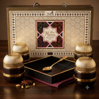 Anupam New Hammer Exclusive jar tray set dark premium lifestyle image