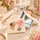 Anupam ivory rose bee and butterfly keychain pocket mirror 131610C, view 1