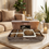 Anupam Rich Craft 6+1 brown glass serving bowl set
