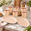 Anupam Rich Craft ceramic tea and snack set with mugs and oval plates in kitchen setting