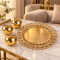 Anupam Rich Craft golden tray and three bowls premium lifestyle view