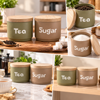 Tea and Sugar canister set multiple uses and features