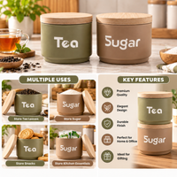 Tea and Sugar canister set premium lifestyle image
