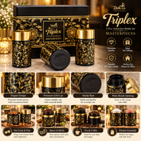 Anupam Triplex storage bottle jar set features and multipurpose uses