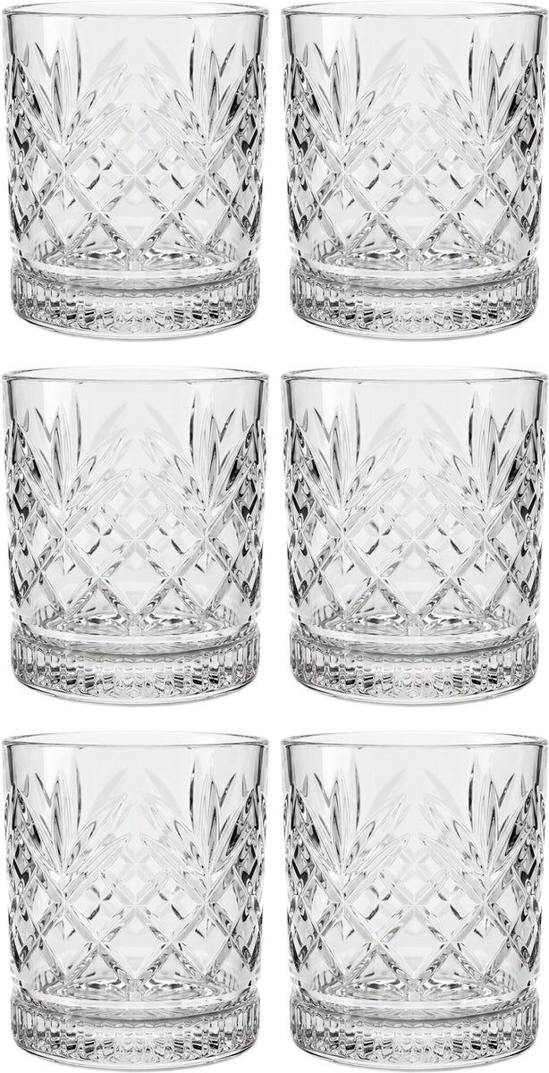 Anupam Cello Trinity 340 ml Glass Tumbler Set
