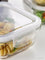 Anupam Cello Majesty Square 320 ml Borosilicate Glass Lunch Box with Jacket