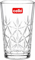 Anupam Cello Hi-Swirl 275 ml Clear Glass Tumbler Set of 6