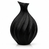 Black Spiral Ceramic Flower Vase, Pink White Black Decorative Vase for Home Décor, Table Décor & Gifting
